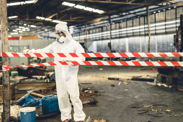 Professional Odor Removal technician working in Indio, CA